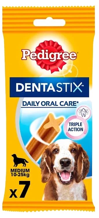 Pedigree® Dentastix™ Daily Oral Care Medium Tyggestenger X7