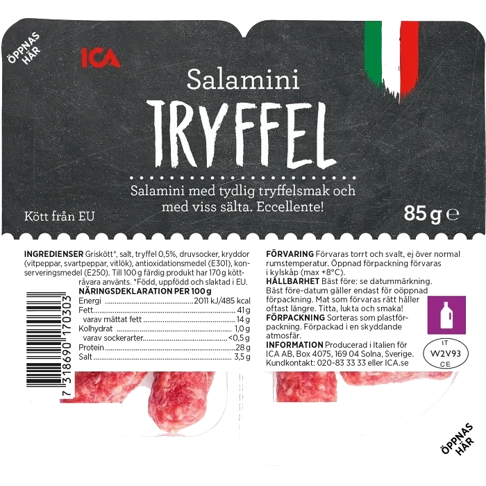 Salamini Tryffel 85g ICA