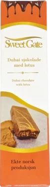 Dubai Sjokolade med Lotus 55g X 36stk