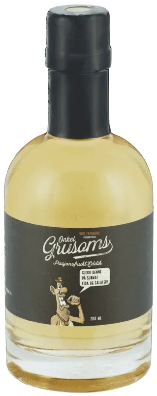 Onkel Grusoms Eddik Pasjonsfrukt 200ml
