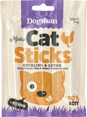 Cat Sticks Kylling/lever Dogman
