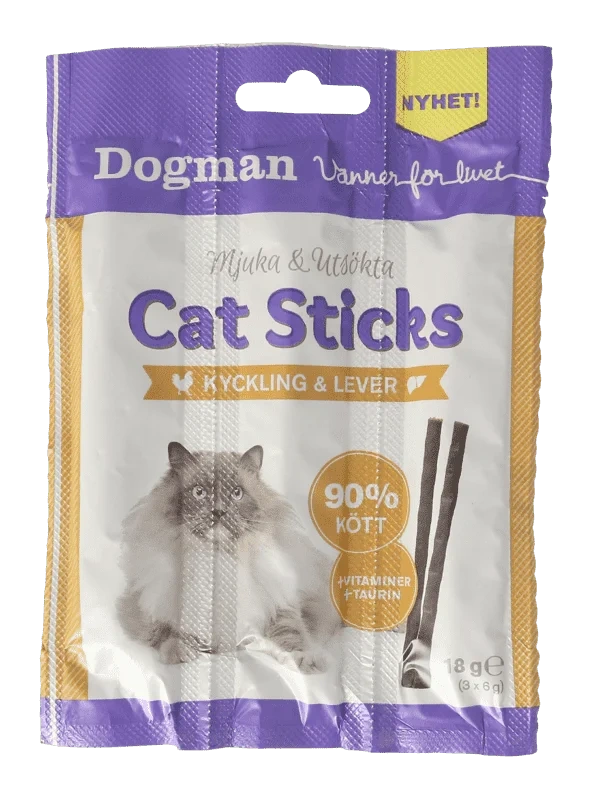 Cat Sticks Kylling/lever Dogman