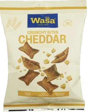 Wasa Crunchy Bites Cheddar 100g