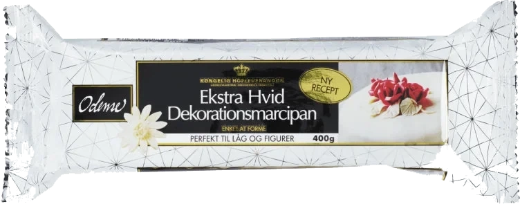 Dekorationsmarsipan Extra vit