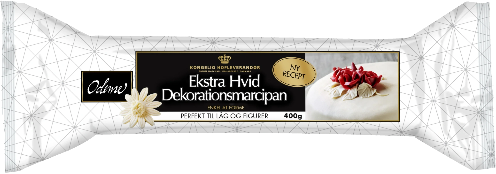 Dekorationsmarsipan Extra vit