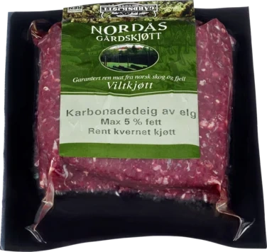 Nordås Gårdskjøtt Karbonadedeig av Elg 5%