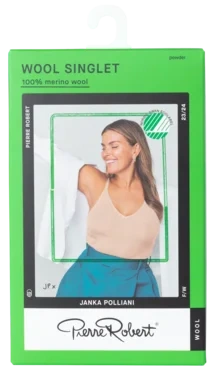 Wool Singlet Powder Xs/s