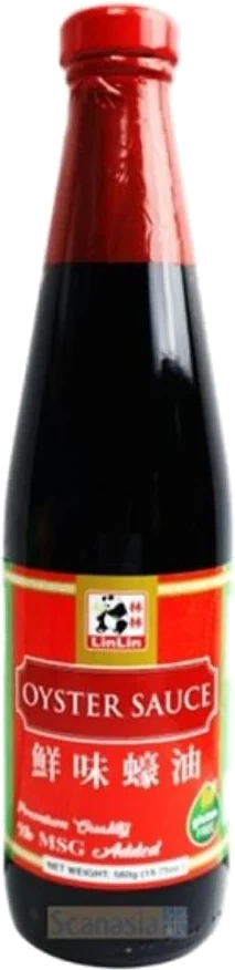 Lin Lin Oyster Sauce Gluten Free & No Msg 560g