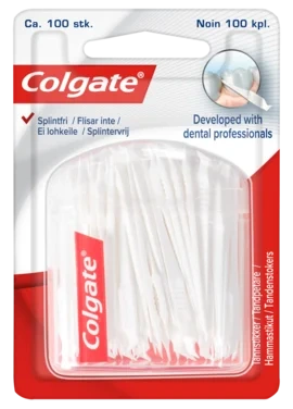 Colgate Tannstikk Plast 100stk