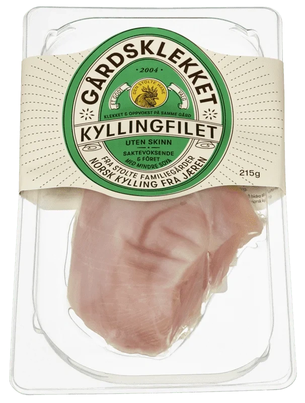 Den Stolte Hane Gårdsklekket Kylling 215g