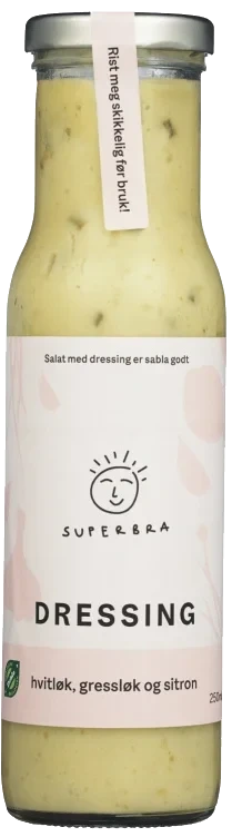Dressing Hvitløk Økologisk 250ml Superbra