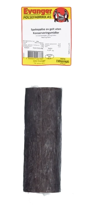 Spekepølse Av Geit Ca700g Evanger