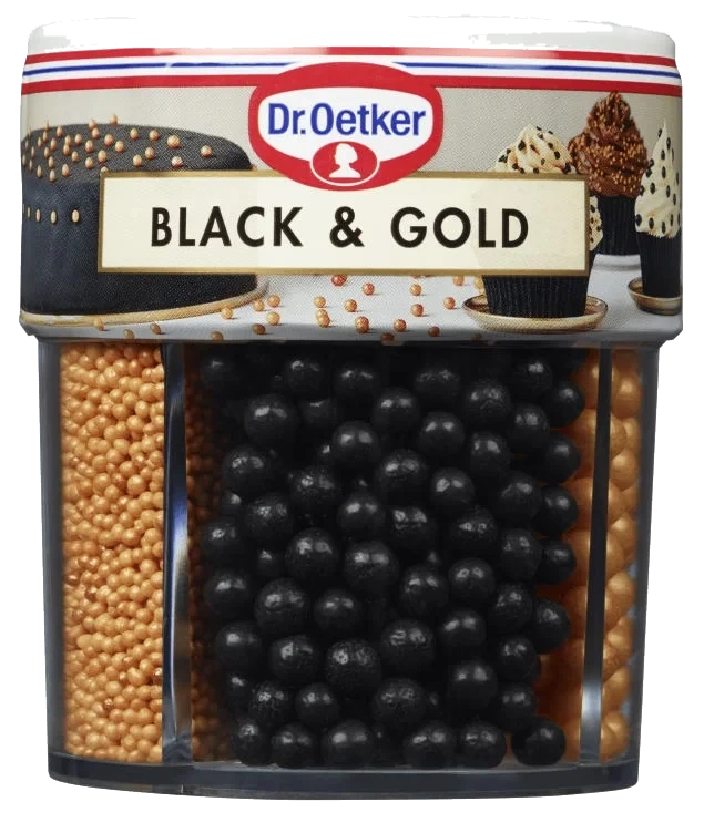 Strøssel Black&Gold 78g Dr.Oetker