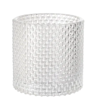 Lysholder Calm Clear 80x80mm Glass
