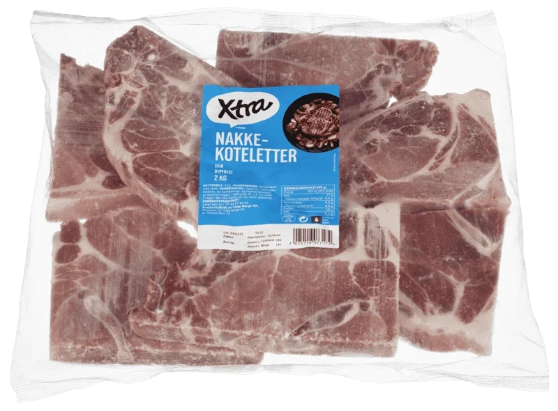 X-tra Nakkekoteletter 2kg