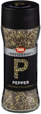 Pepper Sort Grovmalt 68g TORO