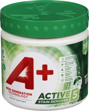 A+ Active5 White Stain Removal Pulver 465g
