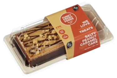 2pk Peanut Caramel Chocolate Cake 160g (2 X 80g) Vegansk Raw Økologisk Glutenfri