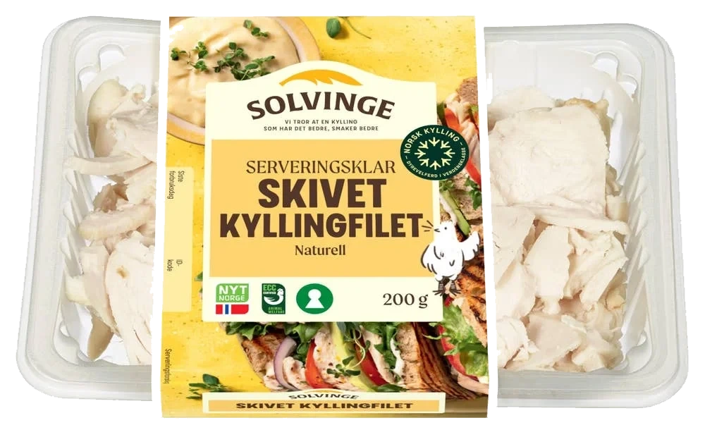 Skivet kyllingfilet
