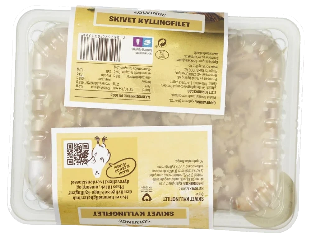 Skivet kyllingfilet