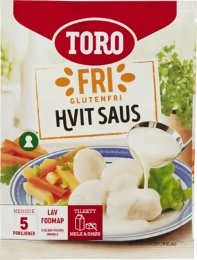 Glutenfri Hvit Saus 19g Toro