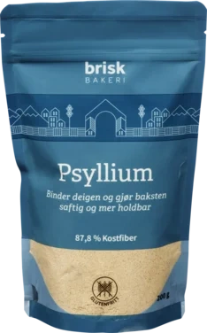 Psyllium Malte Frøskall 200 Gr Brisk
