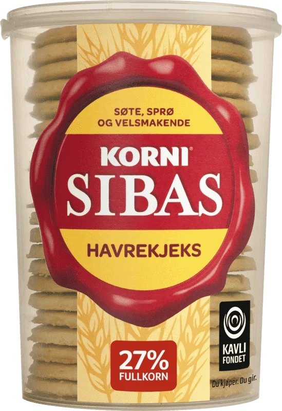 Sibas Havrekjeks 290g Kavli