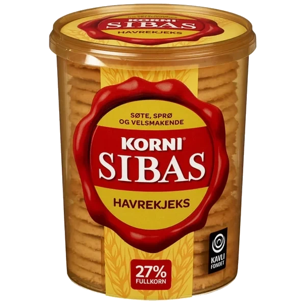 Sibas Havrekjeks 290g Kavli