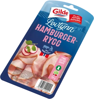 Løvtynn Hamburgerrygg 110g Enh