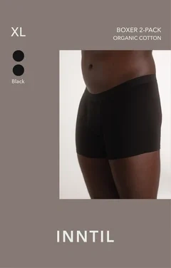 Men's Boxer, 2-pack, Black, Xl