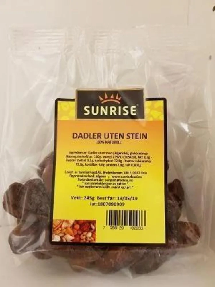 Dadler u/stein Deglet Nour 220g