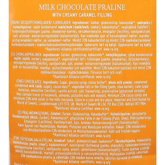 Chokladpraliner Treats Caramel