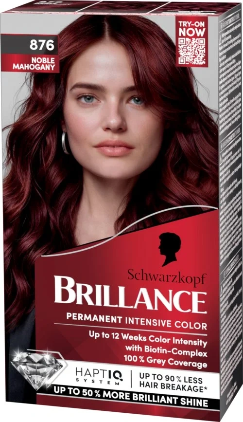 Schwarzkopf Brilliance Hair Color 876 Noble Mahogany