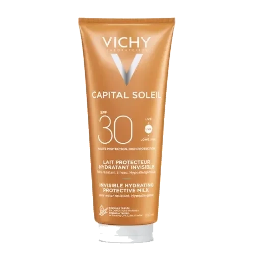 Vichy Capital Soleil usynlig fuktgivende sollotion SPF30 300 ml