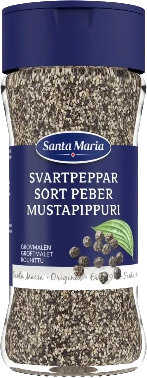 Sort Pepper Grovmalt 59g Santa Maria
