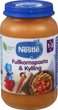 Fullkornspasta &Kylling 1-3år 220g Nestle