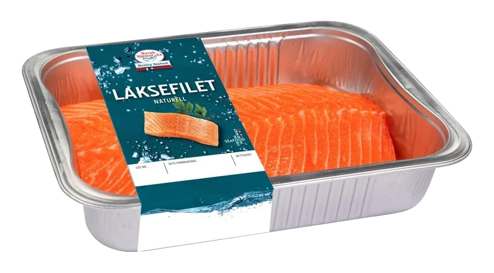 Laksefilet uten skinn
