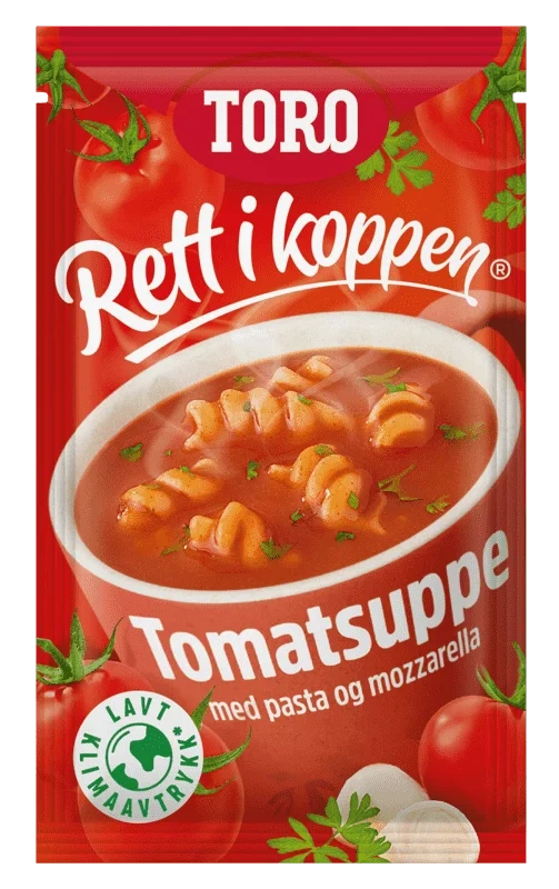 Toro Rik Tomatsuppe m/Pasta og Mozzarella 26g