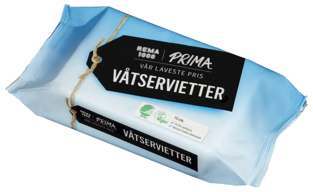 Våtserviett Baby 72pk Prima