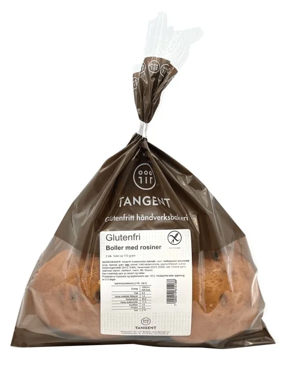 Boller med Rosiner Glutenfri Tangent