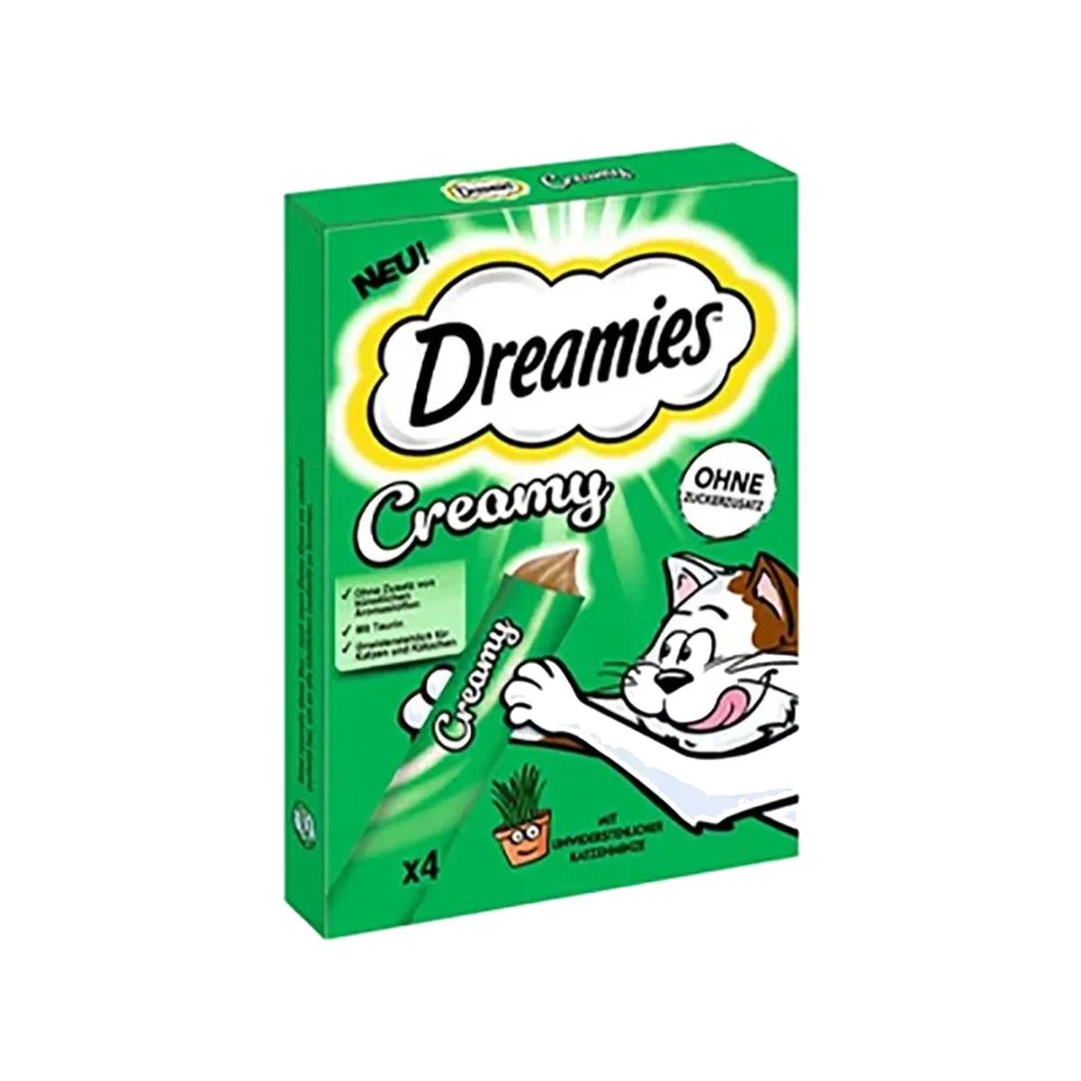 Dreamies Creamy x4 Kattemynte