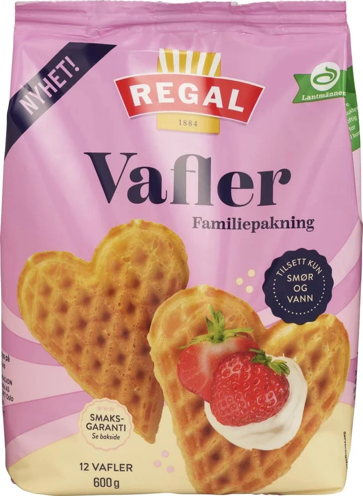 Vafler familiepakning