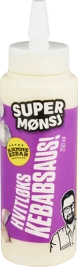 Hvitløkskebabsaus 250ml Super Mønsj
