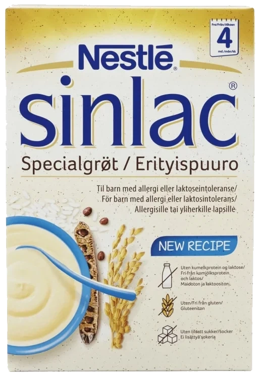 Sinlac Spesialgrøt 4m 500g
