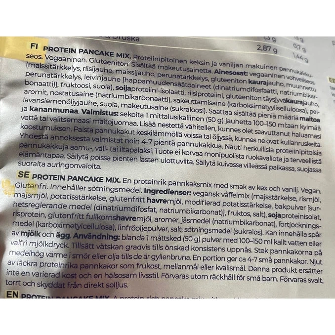 Puls Nutrition Protein Pannkaksmix Cookie-Vanilla