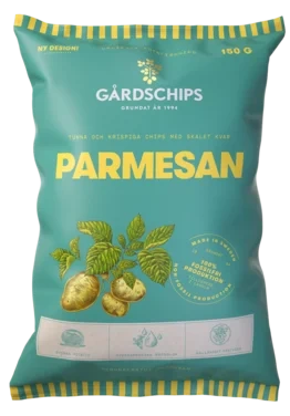 Potatischips med Parmesan 150g