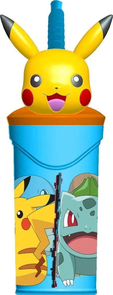 Pokémon drikkeglass med 3D-figur
