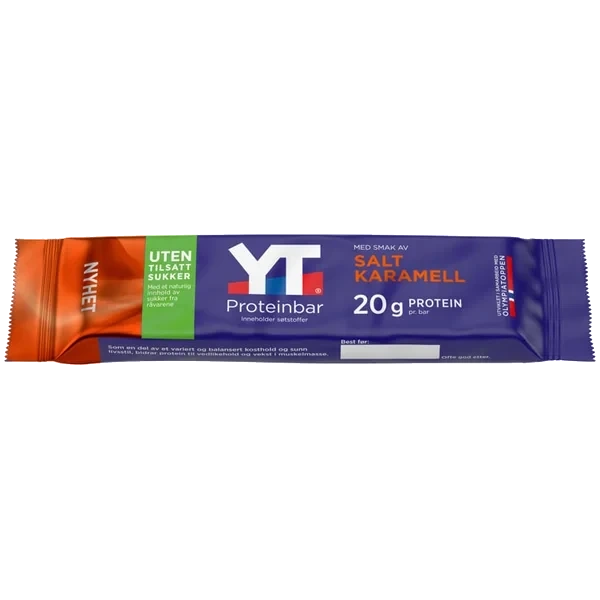Yt Proteinbar Salt Karamell 50g Tine