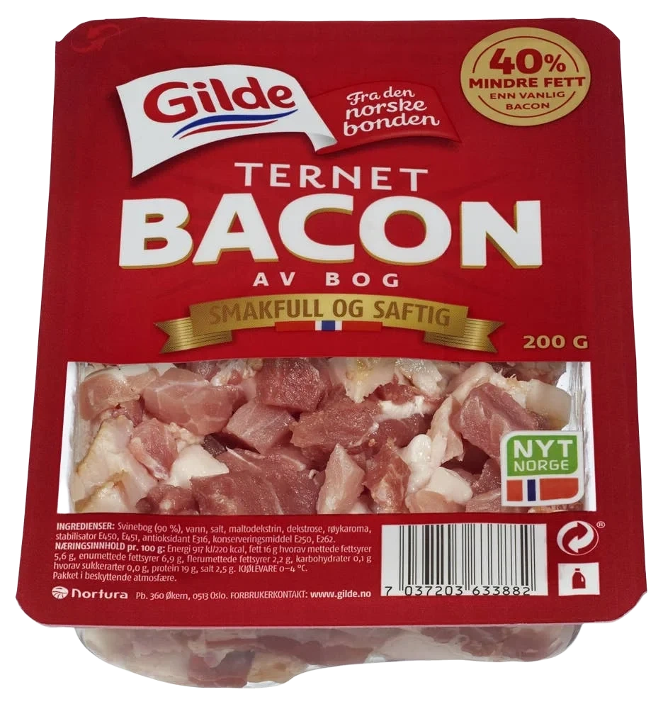 Ternet Bacon av Bog 200g Enh