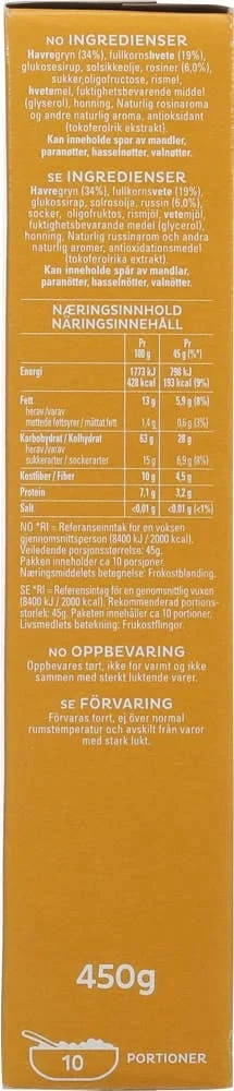 Cruesli Solfrokost